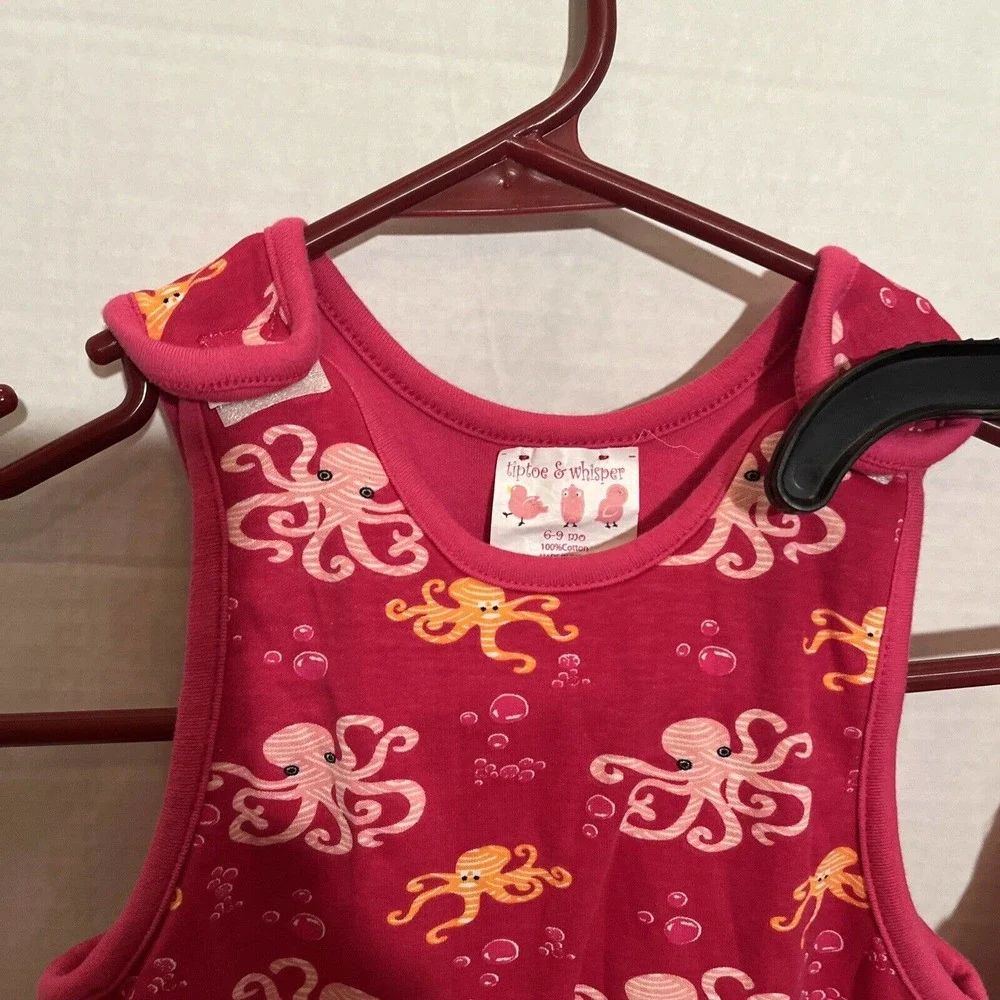 Set of two Tiptoe and Whisper Baby Girl 6-9 months Sleep Sak